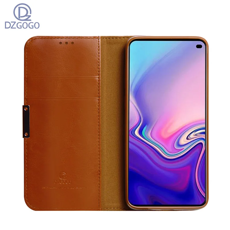 Чехол из натуральной коровьей кожи для samsung Galaxy S10 E Note 8 9 10 S9 S10 Plus, чехол-книжка для Note10 S10 S9 Plus