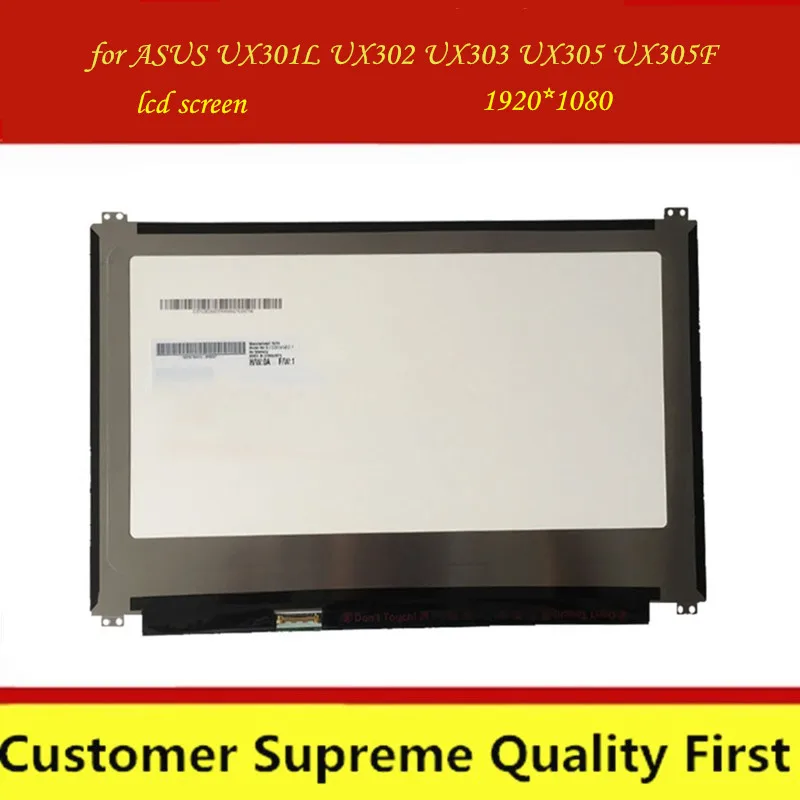 Ноутбук ЖК дисплей Экран для ASUS UX301L UX302 UX303 UX305 UX305F B133HAN02.1 b133han02.7 1920*1080 EDP 30pin|laptop lcd