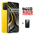 Защитное стекло для объектива камеры Xiaomi Poco M3, Гидрогелевая пленка, 3 м