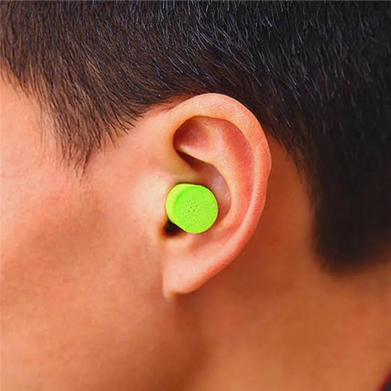 

10 20 50Pairs Soft Foam Ear Plugs Tapered Travel Sleep Noise Reduction Prevention Earplugs Sound Insulation Ear Protection