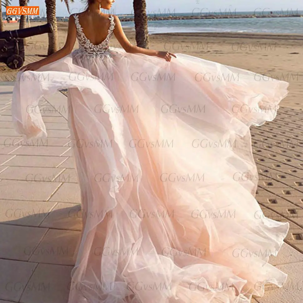 Женское вечернее платье розовое кружевное трапециевидной формы с открытой