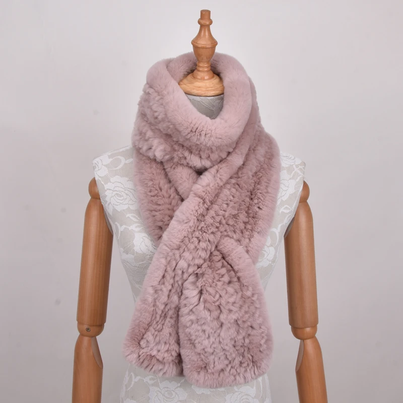 Длинные 170 см натуральным лисьим мехом шарф Для мужчин wo из меха кролика Рекс