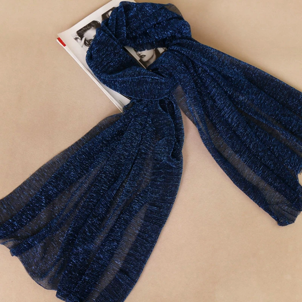 Твердый мусульманский Женский легкий шарф Musulman хиджаб повязка на голову модные