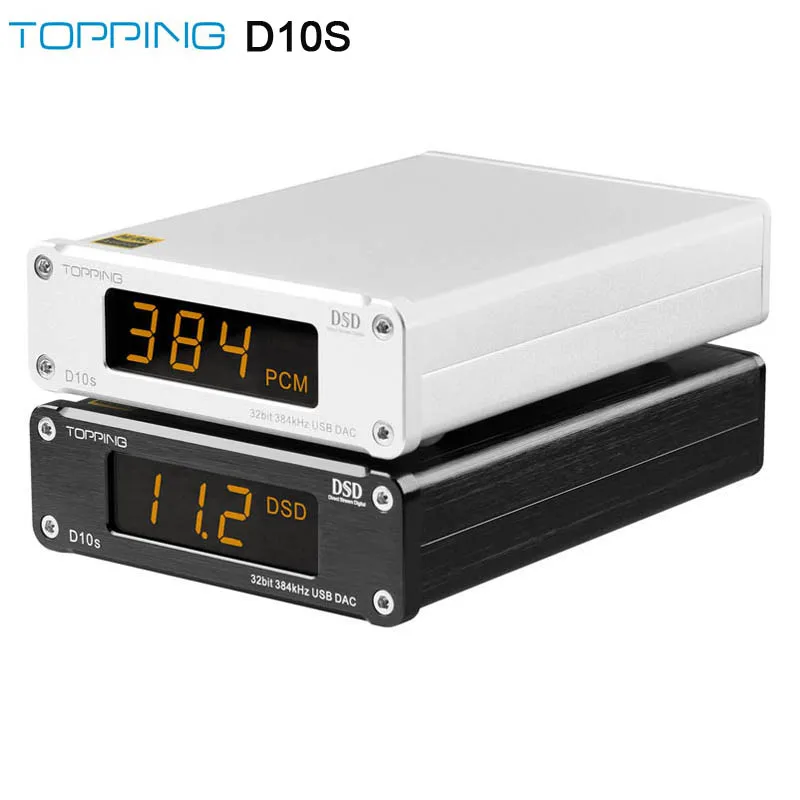 TOPPING D10s MINI USB DAC XMOS XU208 ES9038Q2M PCM384KHz DSD256 Audio HIFI декодер поддержка - Цена: 8445.89