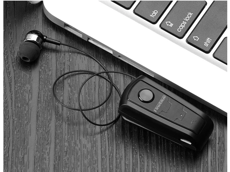 Настоящие Fineblue F910 Беспроводная bluetooth-гарнитура в ухо Вибрационный оповещение о ношении клип наушник Hands-Free для смартфонов