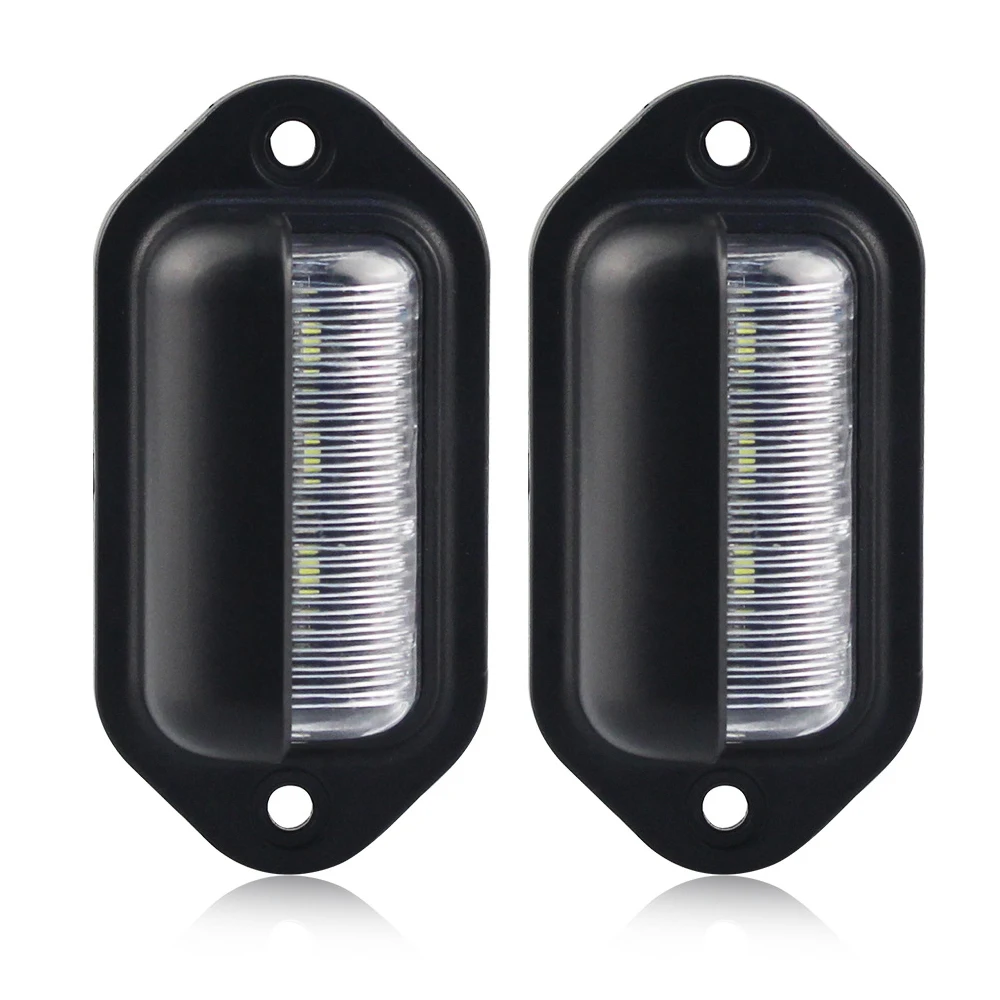 12V 6LED номерного знака светильник хвост s шаг лампы Грузовик номерной знак лодки