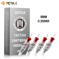 20pcsbox tattoo cartridge needles 1205rm 0 35mm cartridge tattoo needles curved magnum for tattoo machine pen tattoo supplies