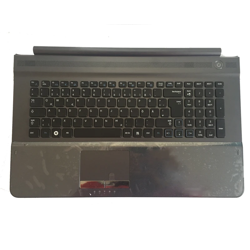 

New GR Keyboard For Samsung NPRC710 NPRC711 NPRC720 RC710 RC711 RC720german Laptop Keyboard With Gray C Shell BA75-02838B