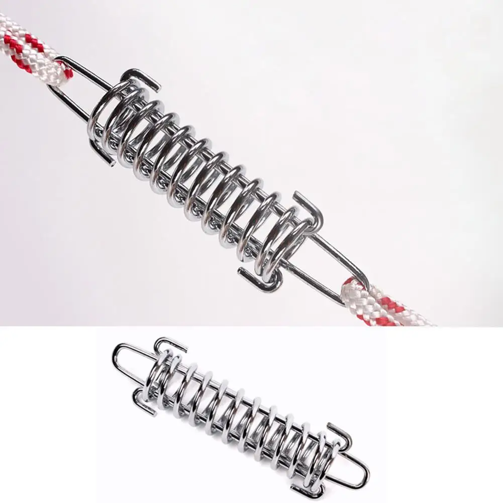 Сверхмощная пружинная Пряжка для палатки премиум-класса стальной веревочный