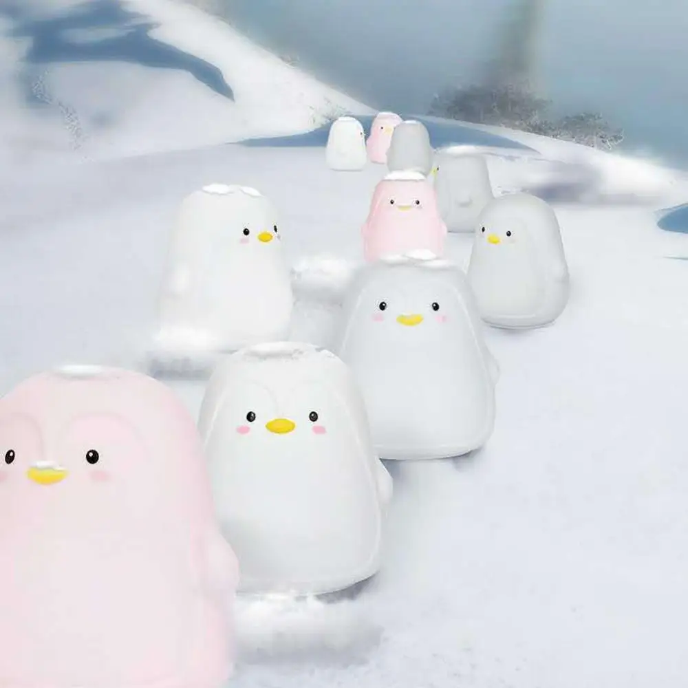 Силиконовый ночник с милым пингвином светодиодный USB-зарядкой и переключателем