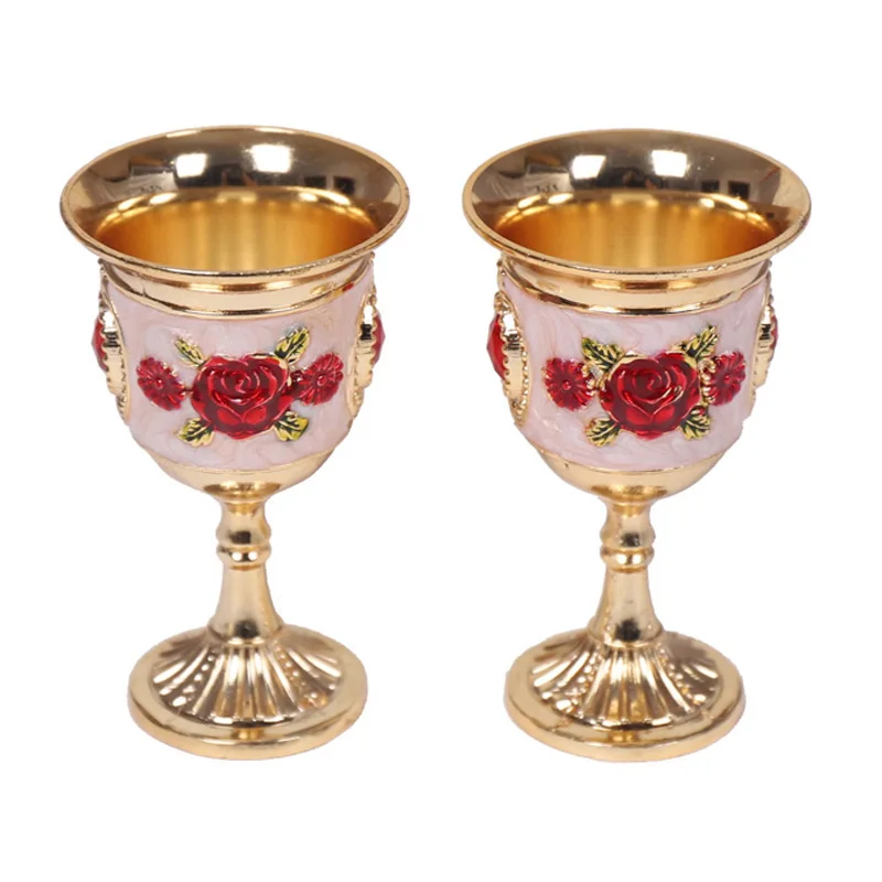 2 шт. бокалы для вина из чистой латуни |