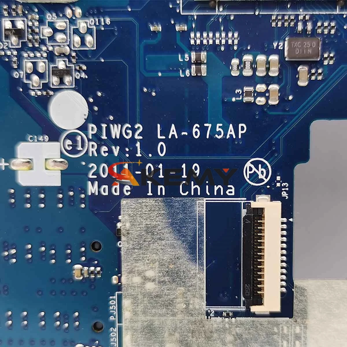 

Akemy Free CPU PIWG2 LA-675AP For Lenovo G570 Laptop Motherboard LA-675AP System Board HM65 DDR3 100% tested Good working