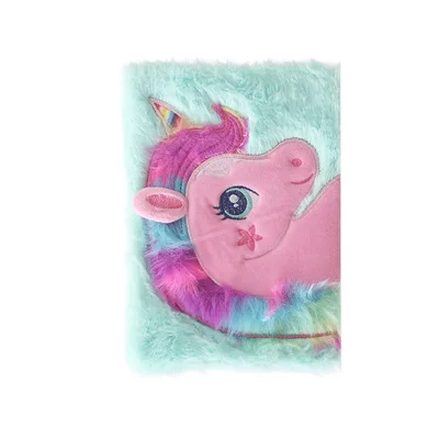 

Unicorn Student Diary Girl Plush Cartoon Notepad A5 Decoration Notebook Cute Beautiful Exercise Books Office Accessories