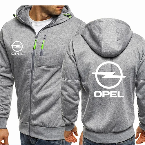 

Hoodies Men Opel Spring and Autumn Print Casual HipHop Harajuku Long Sleeve Hooded Sweatshirts Mens zipper Jacket