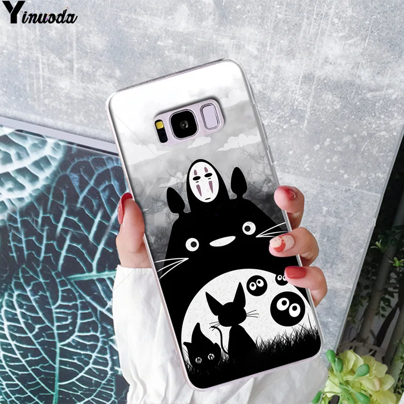 Yinuoda Тоторо Хаяо Миядзаки Красочный милый чехол для телефона samsung S9 плюс S10 S6 S6edge