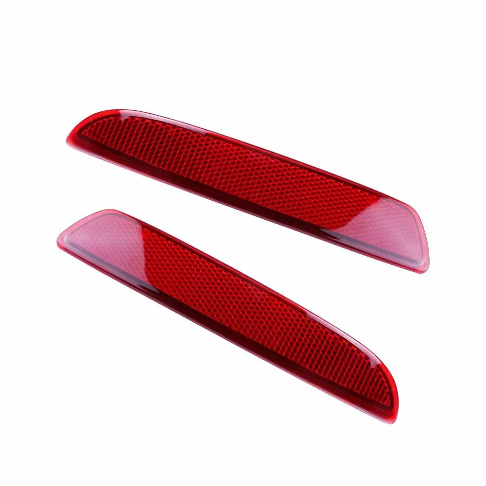 

2pcs Red Lens No Light Left Right Rear Bumper Reflector Replacement For BMW X5 E70 2006-2013 63217158949 Car Accessories