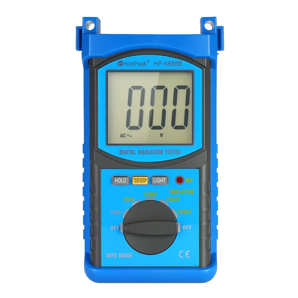 Цифровой тестер сопротивления изоляции авто диапазон Megohm метр мегометр