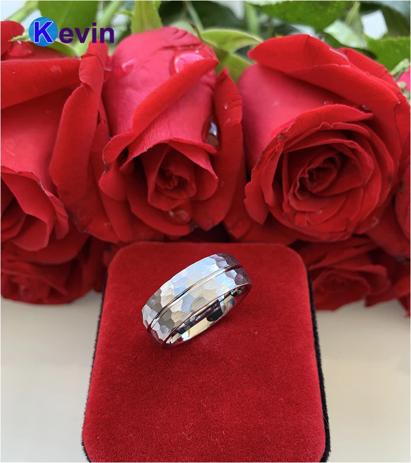 Кольцо молоток для мужчин женщин обручальное кольцо из вольфрама уникальная