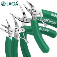 laoa stainless steel electronic pliers mini diagonal pliers long nose pliers electronic scissors