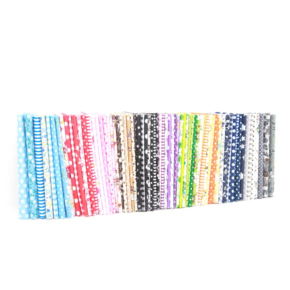 7 шт./компл. Лоскутная Ткань сделай сам хлопковая ткань с цветочным принтом в