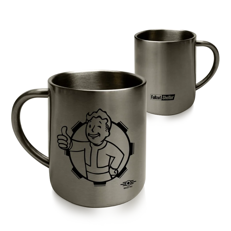 Игра Fallout 4 нержавеющая сталь Shelter кружка хранилище мальчик Gaming Heads игрушки милые