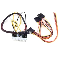 full in line dc 24pin 12v pico power atx computer pc switch power supply 150w module support dual sata for mini itx