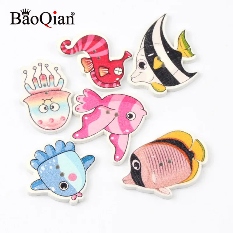 50 шт. деревянные пуговицы для скрапбукинга 24 х35 мм|Пуговицы| |