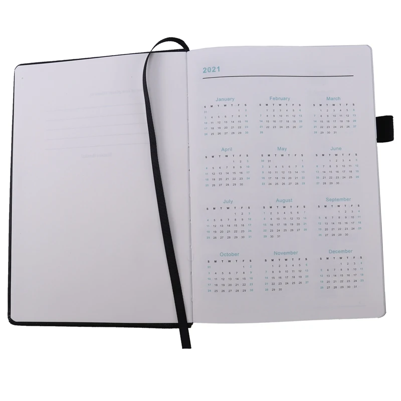 

A5 Planner Agenda Annual Calendar Notebook Weekly Note Manual DIY Diary Monthly Organizer Schedule Stationary