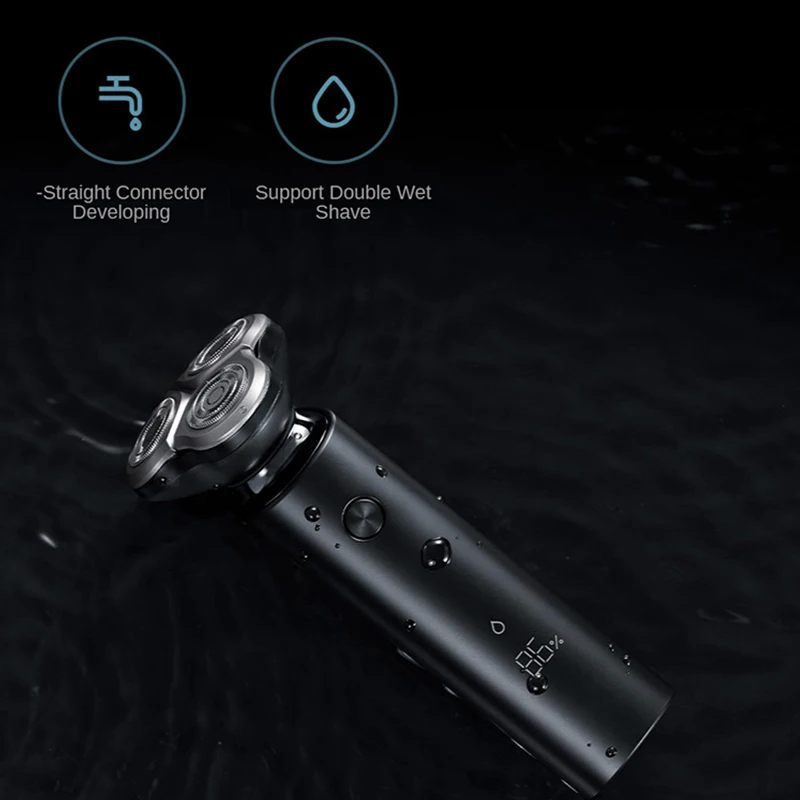 

Xiaomi Mijia Electric Shaver Shave, Cleansing and Repairing Temples 3-in-1 3-Blade 360 Floating Type-C Charging Port Razor