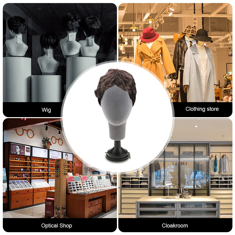 Форма для париков держатель очков и шляпы подставка практичная модель головы из