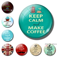 keep calm quote fridge magnet glass magnetic refrigerator stickers message board cute letter refrigerator magnets home decor
