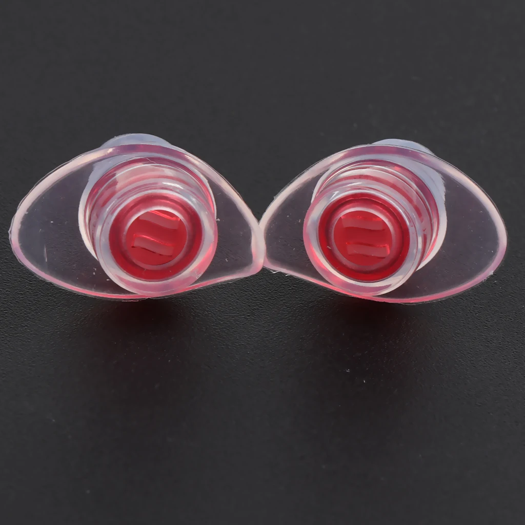 

1 Pair Silicone Noise Cancelling Earplugs Hearing Protection Earplug with a Black Carrying Case, 8 Colors Available