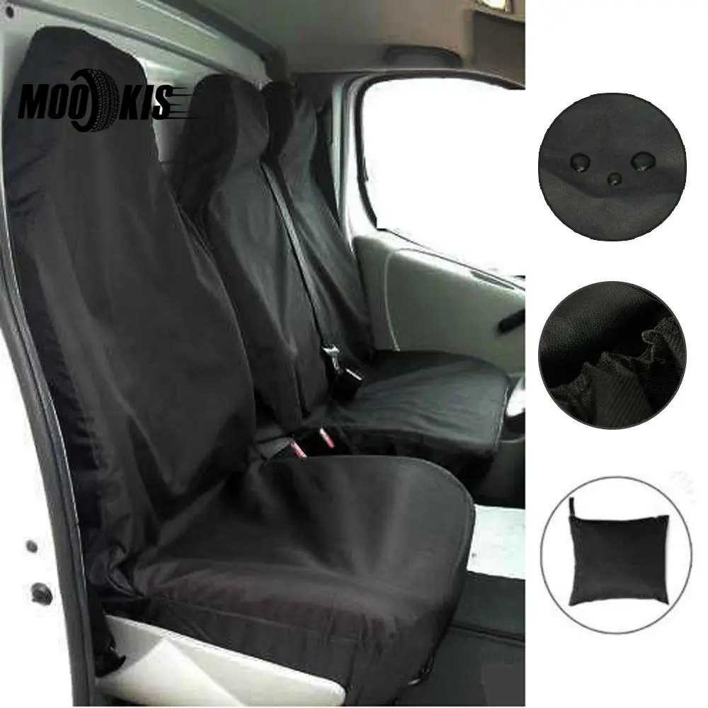 HEAVY DUTY WATERPROOF BLACK VAN SEAT COVERS 2+1 For FORD TRANSIT CUSTOM Seat Covers Protectors | Автомобили и мотоциклы