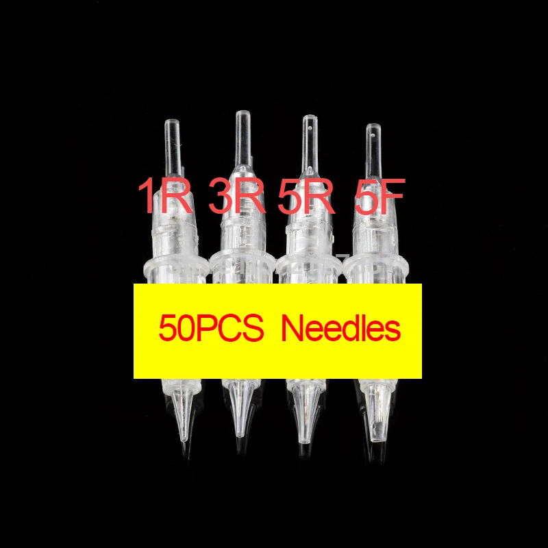 50 шт. картриджи для татуажа бровей и губ|needle cartridge|permanent makeup needle cartridgepermanent needles |