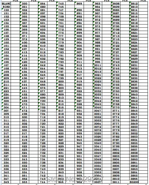 Всего 50 штук ниток для вышивки/вышивки крестиком-Выбирайте любые цвета и