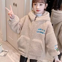 girls babys kids coat jacket outwear 2022 graceful thicken spring autumn cotton teenagers tracksuits high quality overcoat chil