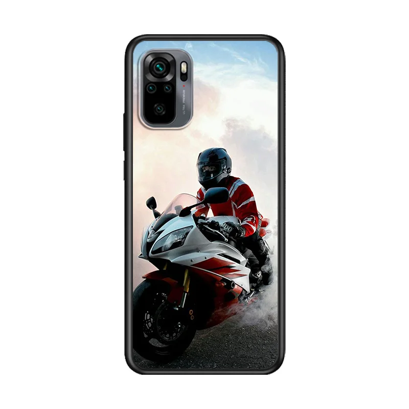 Ретро мотоцикл для Xiaomi Redmi Note 10S 10 9T 9S 9 8T 8 7S 7 6 5A 5 Pro Max чехол телефона | Мобильные