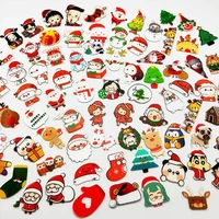 20pcs random christmas broochs acrylic cute cartoon badges students christmas small gift christmas badge cute ins tide brooch