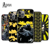 batman shockproof cover for apple iphone 12 11 se xs xr x 7 8 6 5 s mini plus pro max 2020 black phone case