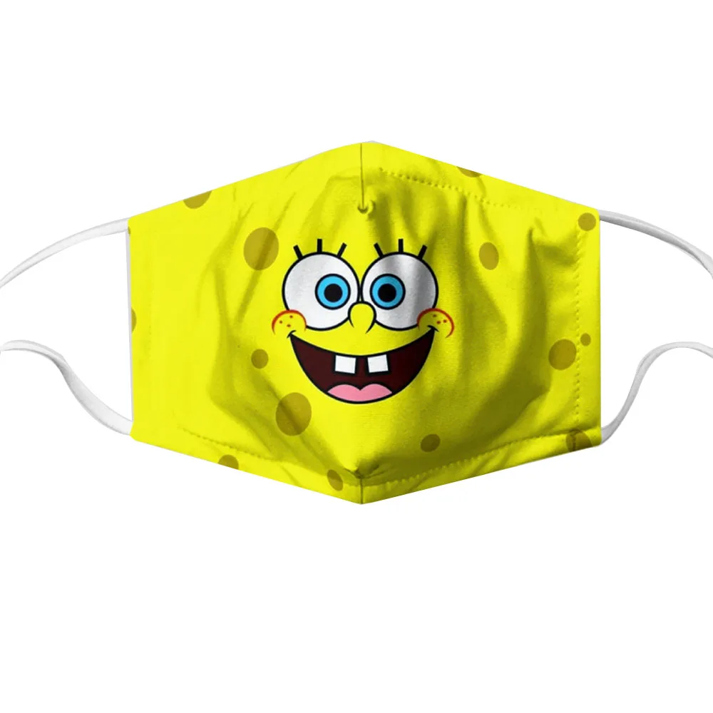 Маски для косплея взрослых на Хэллоуин Губка Боб-Полотенце Украшение дышащая