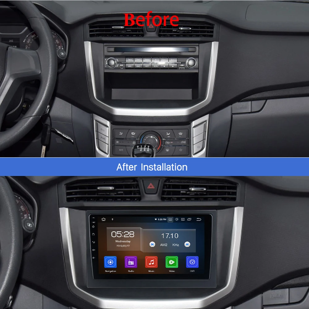 Для MAXUS T60 2017 2020 9 &quotAndroid автомобильный мультимедийный плеер Авто Радио Стерео GPS