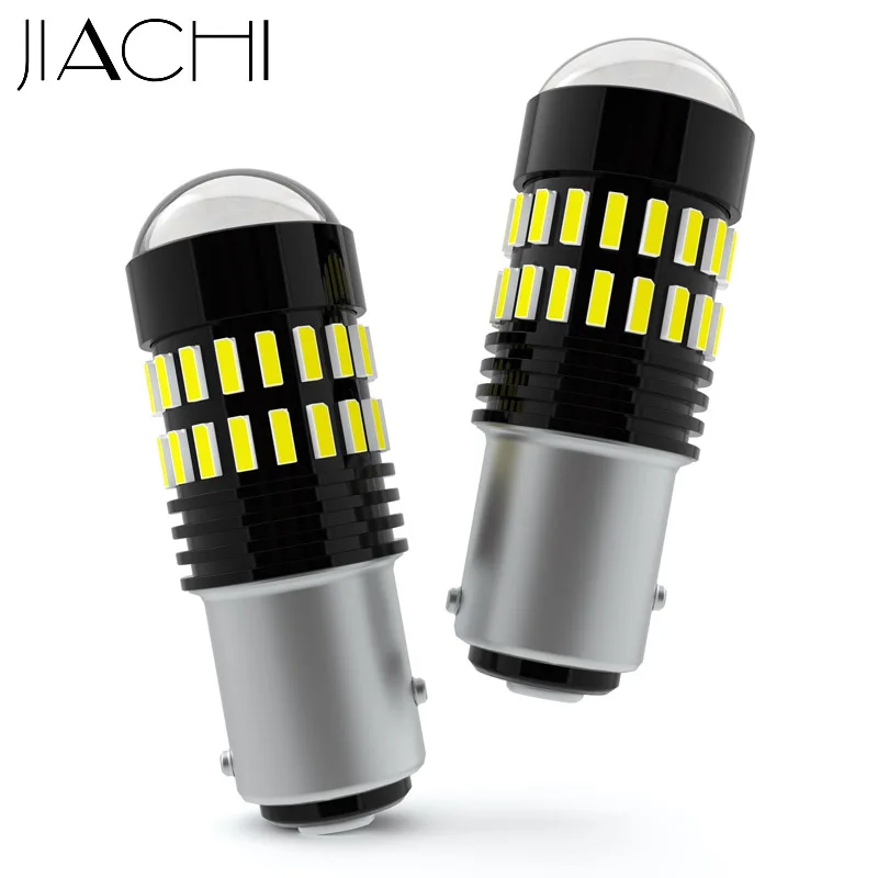 JIACHI 100 шт. P21/5 Вт BAY15D 1157 4014 чип 48SMD светодиодный автомобильный тормоз задние стоп