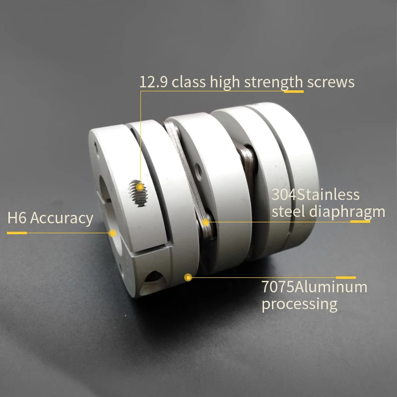 Соединитель вала соединительная муфта диафрагмы алюминиевый соединитель сплав