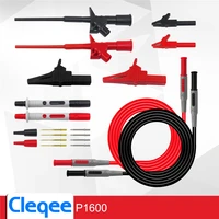 cleqee p1600b 10 in 1 electronic specialties test lead kit automotive test probe kit multimeter probe leads kit banana plug