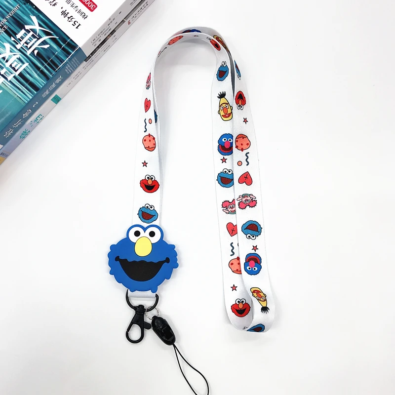 8 Милый мультяшный брелок ремешки на шею для ключей ID Card Pass Gym USB Phone lanyard DIY - Цвет: 8