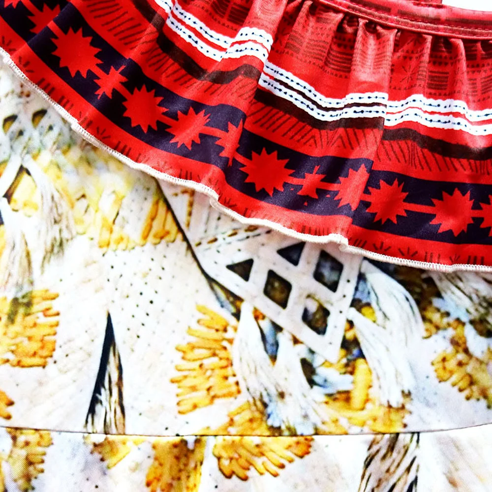 Новинка 2021 яркое платье боди детская пляжная одежда спортивный купальник