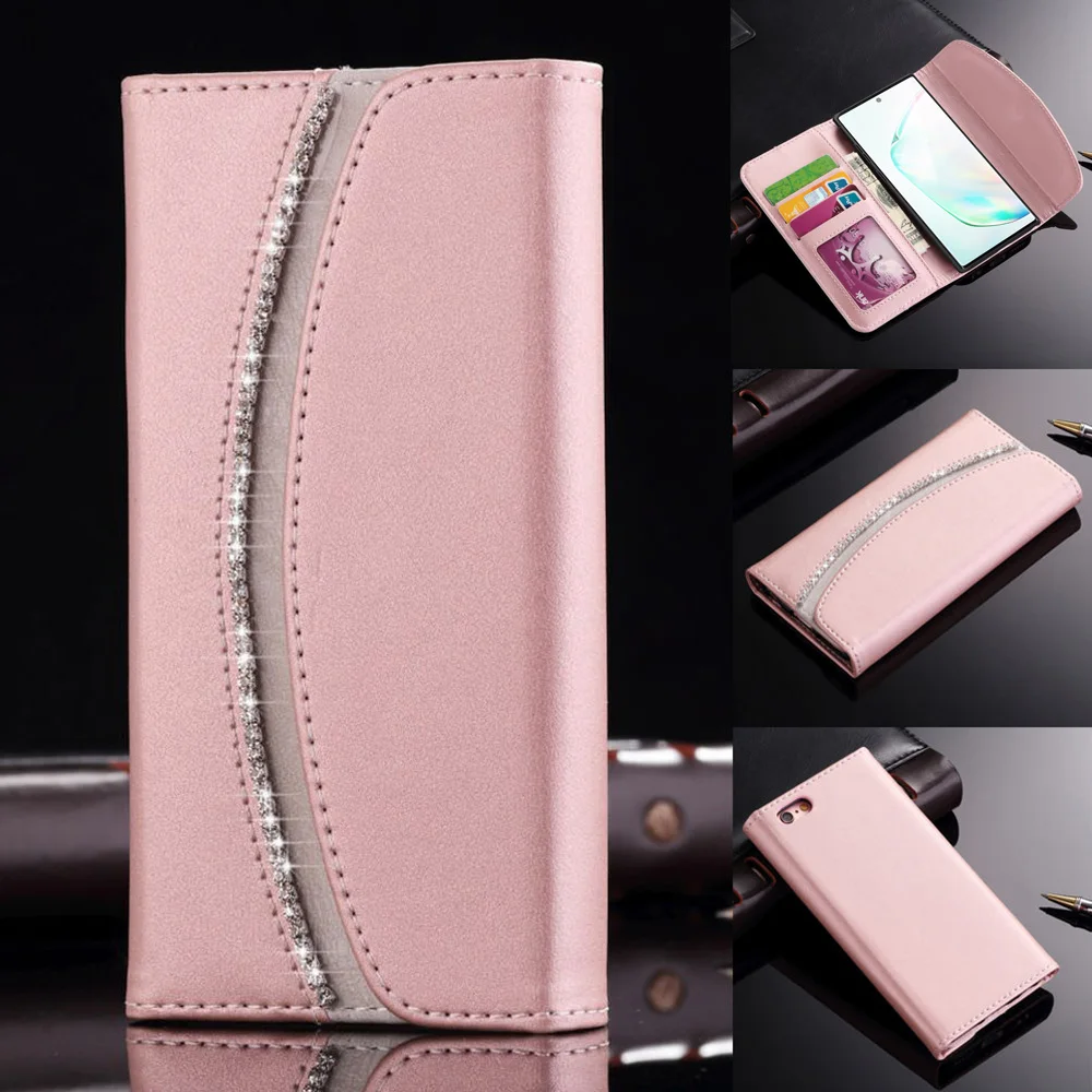 LAPOPNUT Сумочка с магнитным бумажником отделением для карт чехол Samsung Galaxy S20 Ultra S10 S9