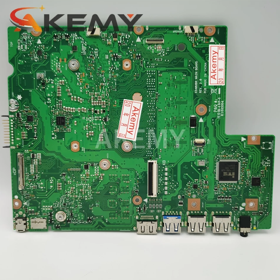 

Akemy X540UBR Laptop Motherboard For Asus X540UB X540UBR MainBoard Tested I5-7200U/I5-8250U 4GB RAM