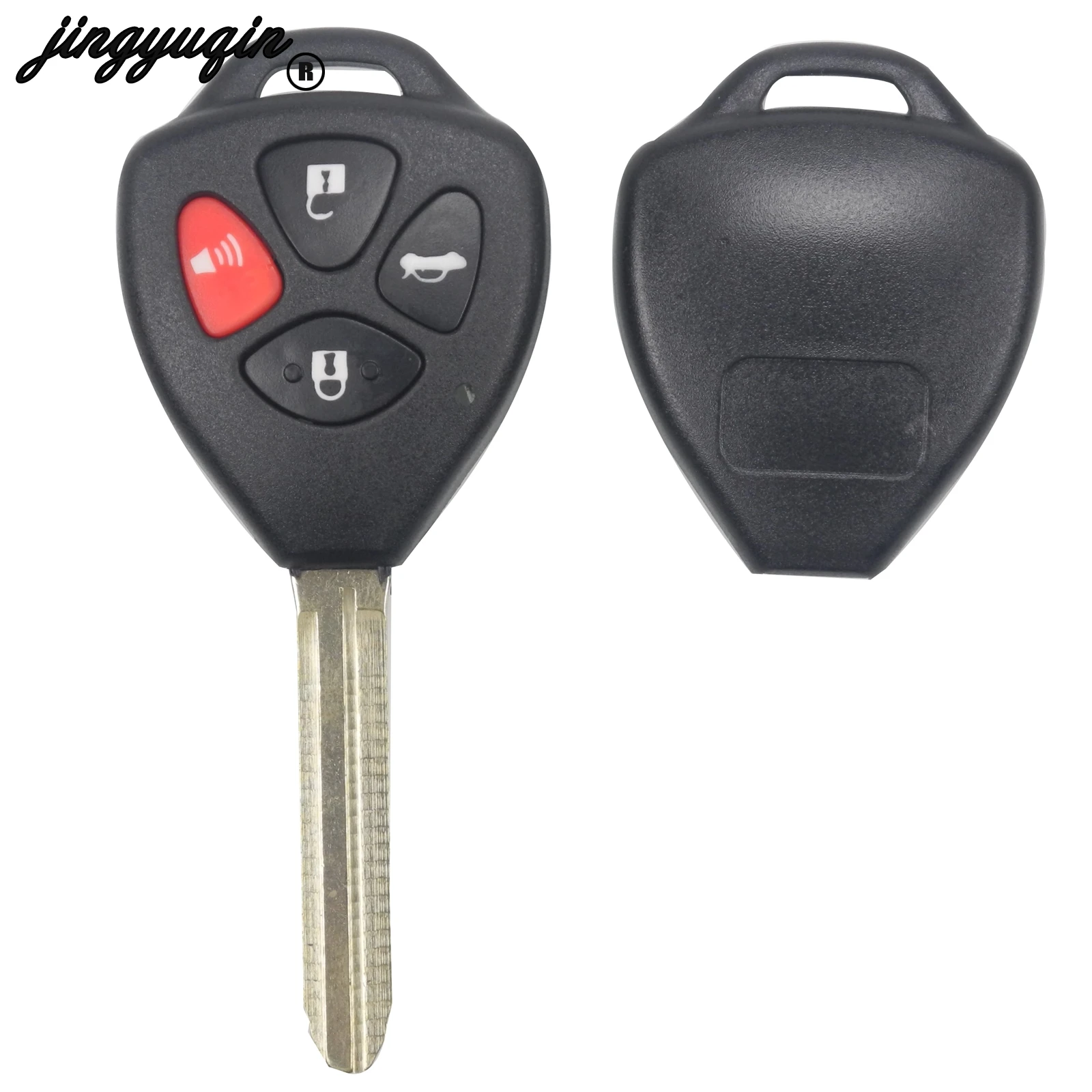 

Jingyuqin 10 шт./лот чехол для автомобильного ключа с дистанционным управлением для Toyota Camry ключ для Toyota Camry, Avalon, Corolla Matrix RAV4 Venza Yaris 4 кнопки Fob крышк...