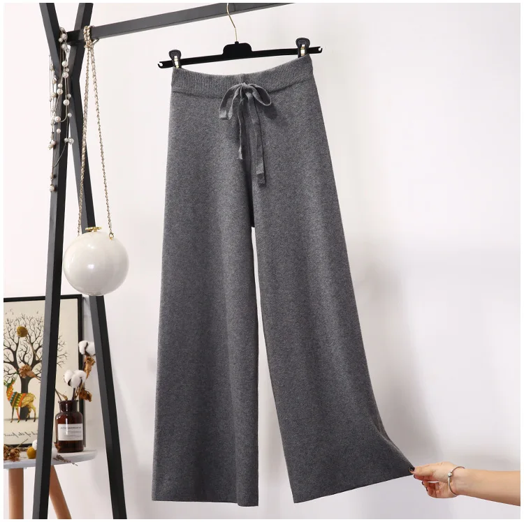 2022 осень зима новые толстые повседневные Прямые брюки женские свободные